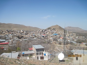 نمایی زیبا از روستای کرمجگان